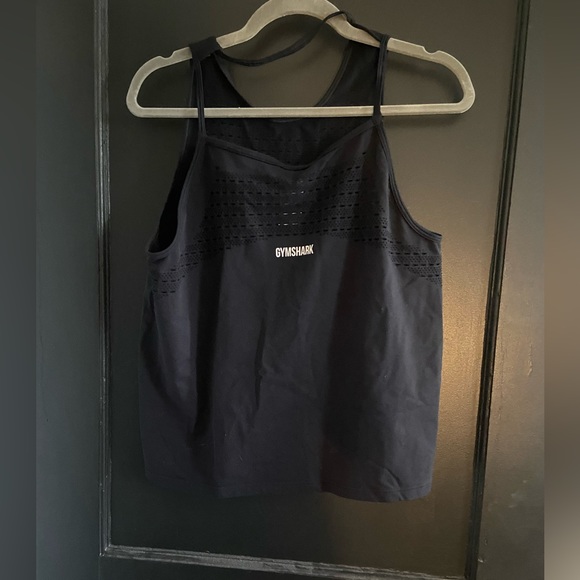 Gymshark Energy Seamless Loose Tank - Black - Picture 2 of 3